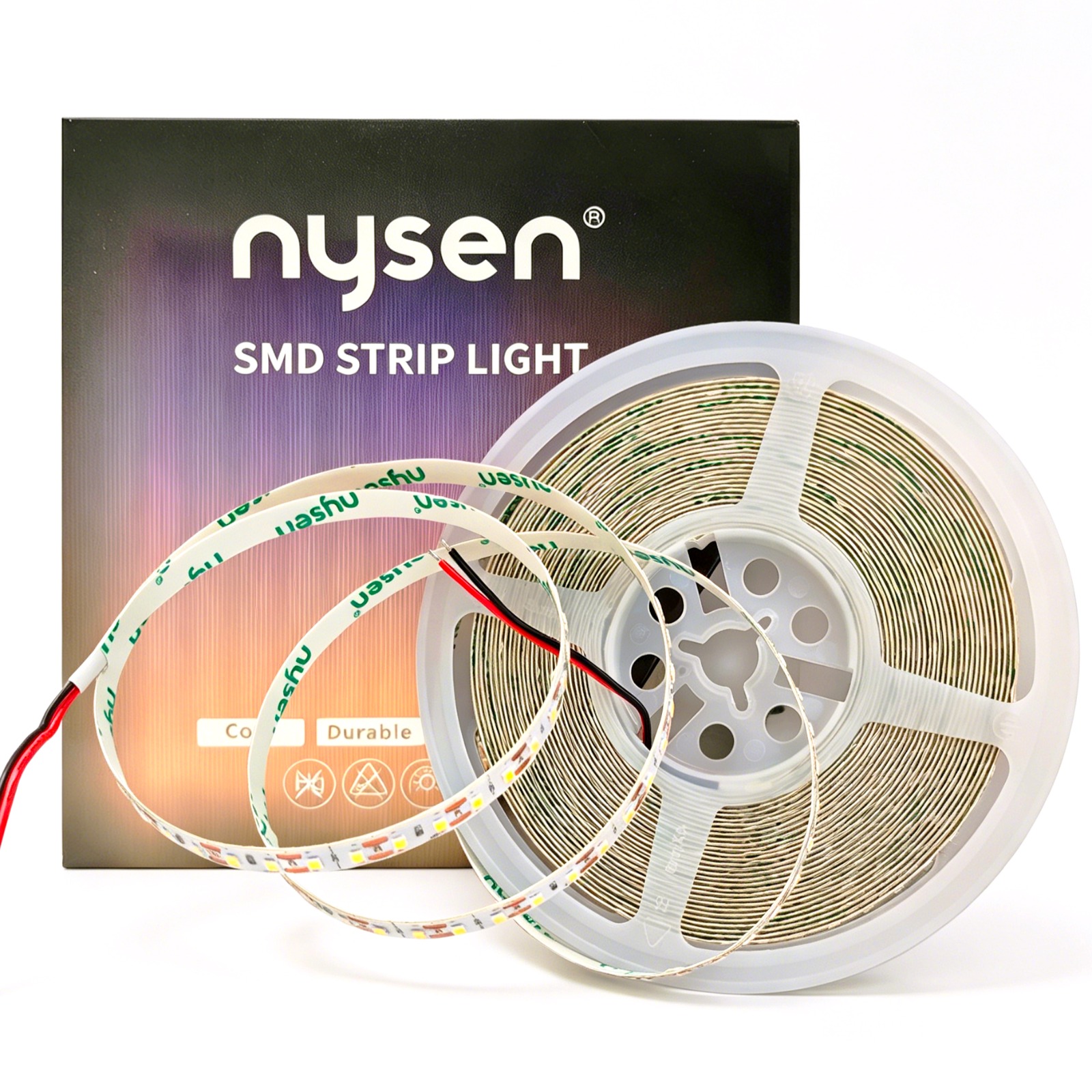 nysen SMD Strip Light packaging and LED strip reel